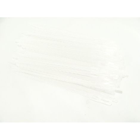 Brida de apertura ST-170/5, 100 piezas, color blanco