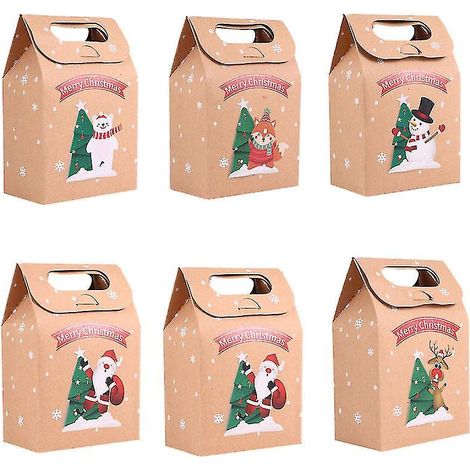 24 Weihnachtsbonbon-Boxen