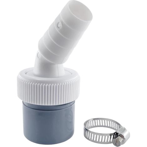 Adaptateur de vidange pour lave-linge DN 40 mm – Raccord de vidange universel, adaptateur de vidange par siphon pour tuyau avec entrée 19-24 mm et sortie 40 mm (1/5)