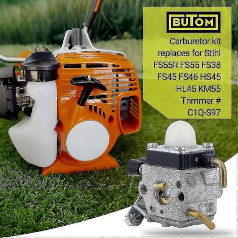 Carburateur FS45 HS45 pour débroussailleuse STHIL FS55R FS38 FS55 FS46 HL45 FS45C FS46C FS55C FS55RC KM55 KM55R C1Q-S97 C1Q SZRH A-GB (1/4)
