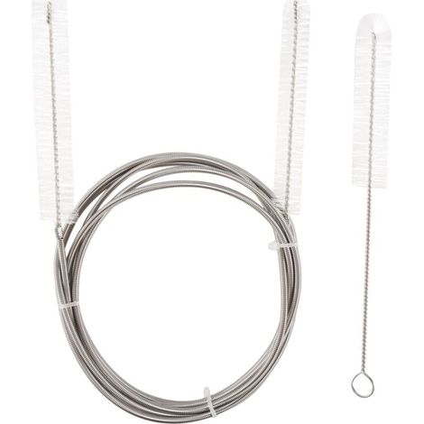 Spazzola per la pulizia del tubo flessibile del respiratore, detergente CPAP, accessori per bere, bottiglia, utensili (1/4)