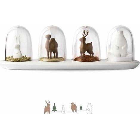 Salz- und Pfefferstreuer-Set, Gewürzstreuer-Set, Tiermotiv - Fei Yu
