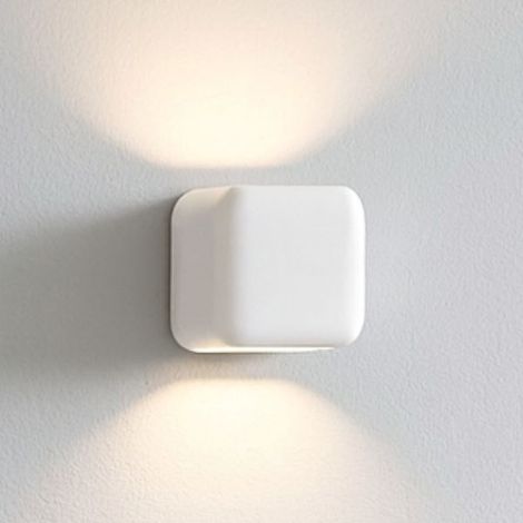 APPLIQUE DA PARETE FINITURA BIANCO OPACO BIEMISSIVA 2XGX53 BABOL A GEA