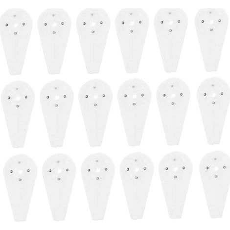 Lot de 40 crochets muraux invisibles sans joint pour cadres photo, portants à vêtements, miroirs (1/5)