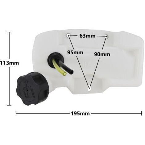 Serbatoio carburante per decespugliatore decespugliatore tagliaerba tagliaerba ricambi accessori 1E34F (1/4)