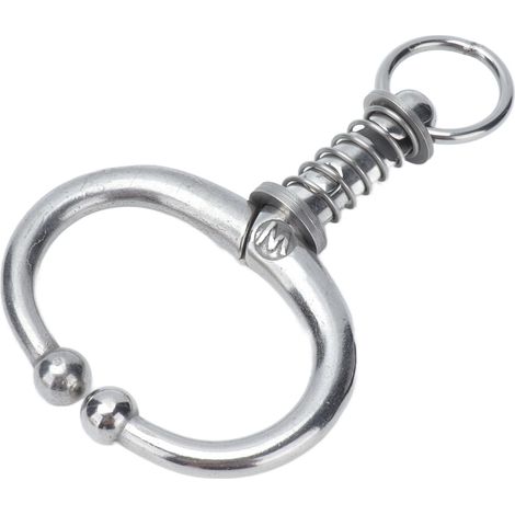 Rindernasenring aus Edelstahl, Rindernasenklemme für Bullen und Kühe mit Federring für FarmM (1/5)