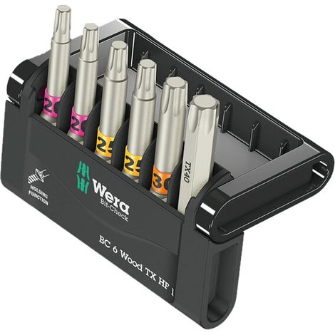 Wera Bit-Check 6 Wood TX HF 1 SB - 05073639001 (1/2)