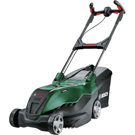 Bosch – Tondeuse à batterie 36V – Largeur de coupe 40cm – Sac de ramassage avec indicateur – Technologie Syneon pour autonomie maximale