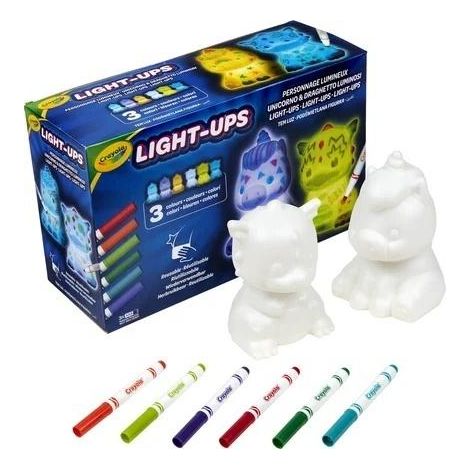 Crayola Malbuch Leuchtende Figuren Set mit 2
