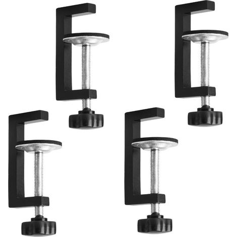 4 pièces Kit de pince en G, pince de table,outils de serrage, plage de serrage 28-57 mm, pinces universelles ajustables pour serrage (1/5)