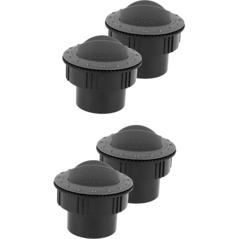 4pièces Couvercle De Ventilation Pour Rv Déflecteur Rond Pour Bus Et Sortie Air De Climatiseur Installation Facile Et Étanche (1/5)