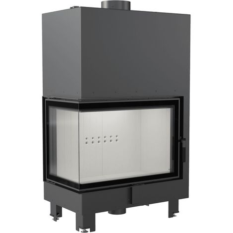Kratki Kamineinsatz wasserführend MBA 17 kW Eckverglasung Kamin Kaminofen Heizeinsatz Aqua MBA17PW-Rechts (1/5)