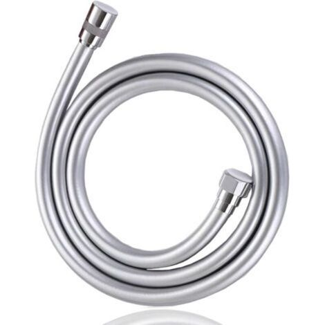 Tuyau douche 1,5m Flexible Douche en PVC Avec double protection anti-torsion, Remplacement Universel, Avec double tête en laiton de qualité supérieure, Anti-torsion (1/5)