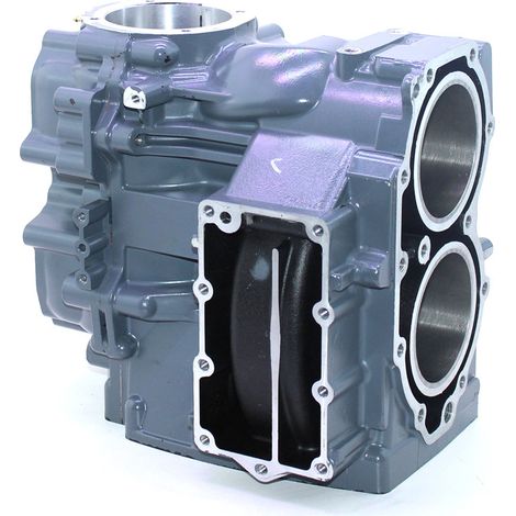 Carter de vilebrequin et cylindre pour moteur hors-bord Yamaha 40 chevaux 66T−15100 66T−15100−02−1S (1/5)