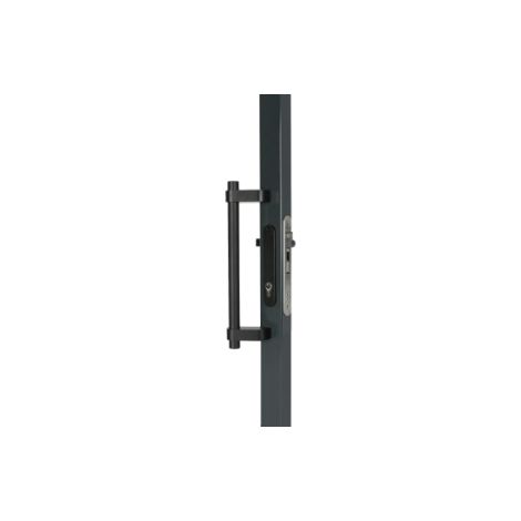 BÂTON DE MARÉCHAL ALU 9005 L.365MM PORTAIL FIXATION QUICK-FIX ANGLE 60 (1/2)