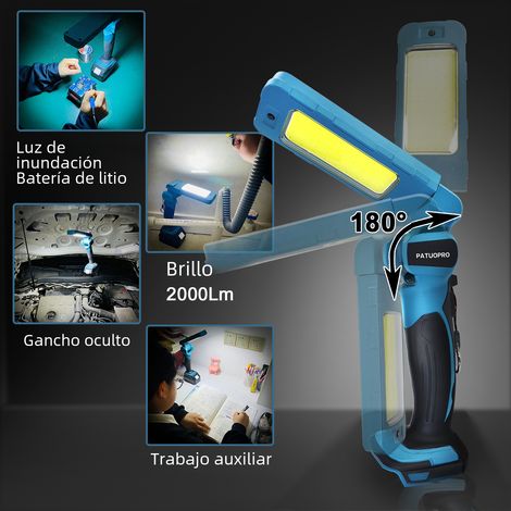 Lampe torche LED sans fil, compatible avec les batteries Makita 18V (piles non incluses). (1/5)