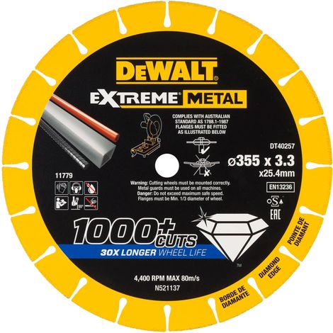 Disco de corte Dewalt DT40257-QZ