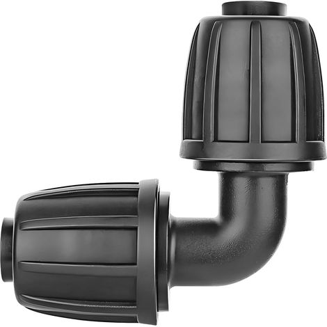 16mm Adaptateur Coude D'Irrigation Goutte, Pièces Coudées Barbelées (1/5)