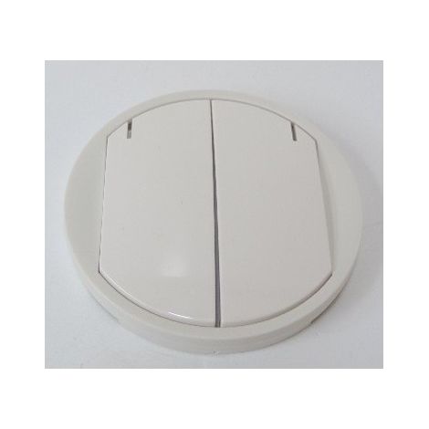 Legrand 068172 Enjoliveur Legrand Céliane interrupteur avec neutre Radio 2 circuits - Blanc