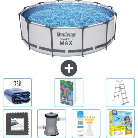 Bestway Piscina Bestway Steel Pro MAX Rotonda - 366x100 cm - 8-pezzi  S459 (1/5)