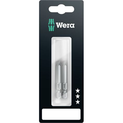Wera 867/4 Z 50mm SB SiS 05073720001 Inserto Torx T 10 Acciaio per utensili legato, duro F 6.3 2 pz. (1/5)
