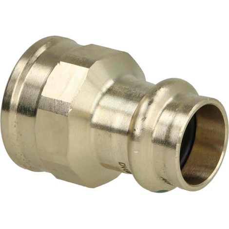 Raccord droit à sertir cuivre V - F3/4 x ø18 mm