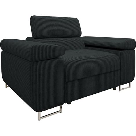 Sillón Comfivo Vinetum, Poso 135, 70x134x102cm, Tapiz, Patas: Metal, Plástico, 0 (1/5)