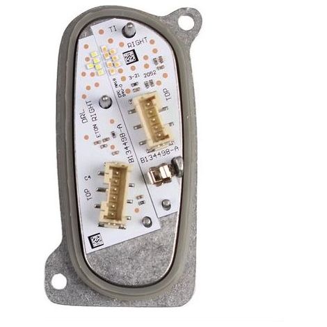 LED-Scheinwerfermodul mit Kühlkörper für Seat Leon Tarraco 2019-2024, inklusive Tagfahrlicht und Blinker, Teilenummer 5FJ941476, rechte Seite.
