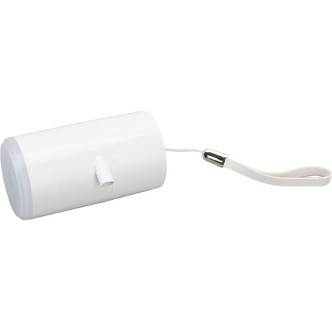 Pompe à air électrique sans fil rechargeable, gonfleur pour matelas camping, bouée piscine, lit gonflable, avec lampe LED intégrée, batterie interne, blanc (1/5)