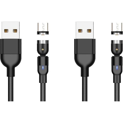 540 Magnetische Micro-USB-Typ-C-Schnellladekabel für iPhone 12, 11 Pro, X Max, 7, 8 Plus und Xiaomi (1/5)