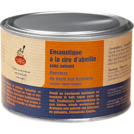 Encaustique cire d'abeille - 240 g