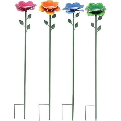 Abreuvoir à Abeilles pour Jardin 4 pièces en métal résistant aux  Dispositif d'abreuvement de jardin pour papillons pour balcon, terrasse, jardin, cour, parc (1/5)