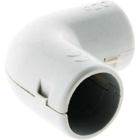 Zenitech - Set di 10 Supporti per Condotti IRL Ø20mm - Accessori in PVC per Installazione di Tubazioni Rigide - Ideale per Impianti Elettrici Interni - Grigio
