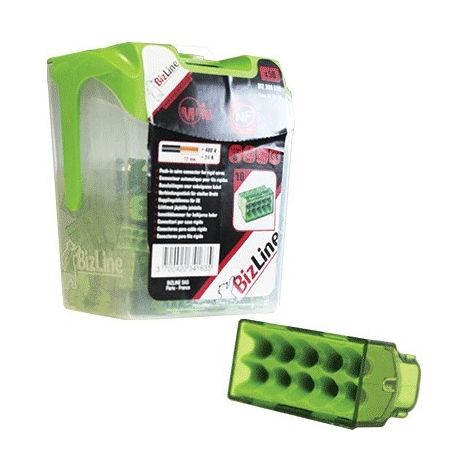 bornes de connexion automatique 10 entrées christal mini vert (1/2)