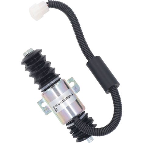 Électrovanne d'arrêt de carburant 12 V pour moteur diesel HL49331000144+A (1/5)