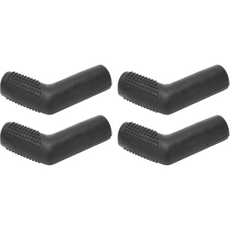 Paire de 4 protège-chaussures caoutchouc antidérapants pour levier de vitesse moto, universels, noirs, pour cross, route et quad (1/5)