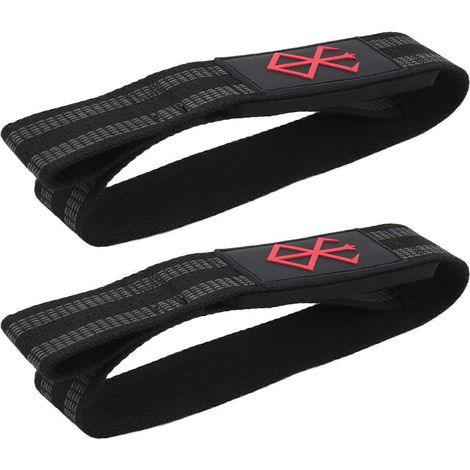 1 paire de bandes de poignet antidérapantes pour le fitness, le renforcement musculaire, les soulevés de terre et les tractions. (1/5)