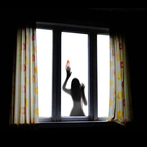 Halloween-Fensteraufkleber, 1 Blatt, Schwarzer Schatten, DIY-Wandaufkleber