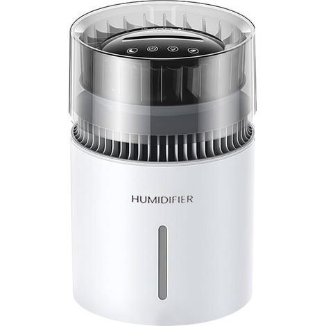 Humidificateur à Évaporation,Purificateur d'Air à Ions Négatifs pour la Maison - Humidificateur à Évaporation Nomade 5L 100 Niveaux pour Maison Chambre Bureau Dortoir Table de Cheve