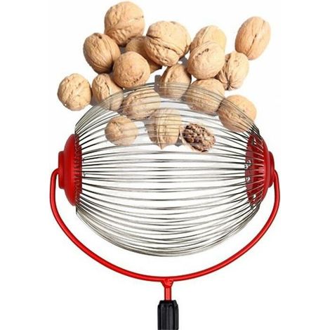 EASYCOMFORT Cueilleur de Fruits Golf Nut - Ramasse-Fruits avec Poteau Télescopique pour Noyer et Châtaigne dans le Jardin (1/4)