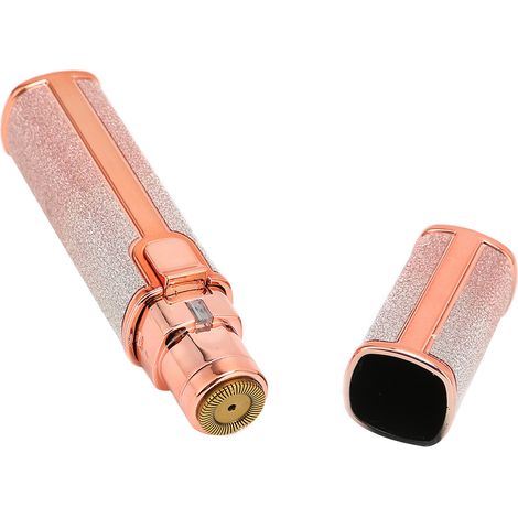Épilation sourcils et corps 2-en-1, rasoir de précision portable, appareil à épiler sans douleur, outil de beauté réutilisable pour femme et homme, taille mini. (1/5)