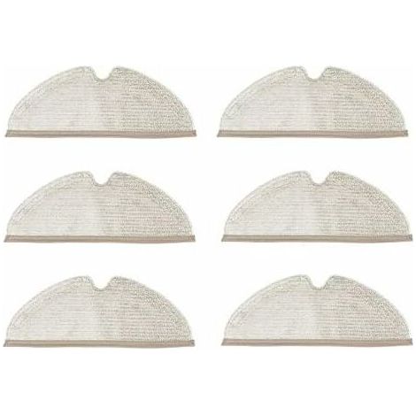 6 pièces de rechange pour aspirateur, chiffons et accessoires neufs compatibles avec les aspirateurs Xiaomi Roborock S5 Max, S6 Pure, S6 Maxv, S5, S51, S50, S55 et XIAOWA E25 E35. (1/4)