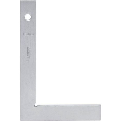 Équerre Plate - 150x100 mm - Épaisseur 5 mm - Perpendicularité 0,10 mm - Acier Galvanisé - Qualité 3 - 1 Pièce