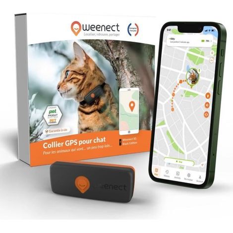 GPS Tracker for Cats - Weenect XS (Black Edition 2023) (1/5)