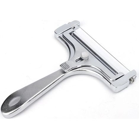 Trancheuse de viande, de fromage, réglable, d'argent et de 14.6x11.8x1.2 cm, ensemble de 1 pcs. (1/5)