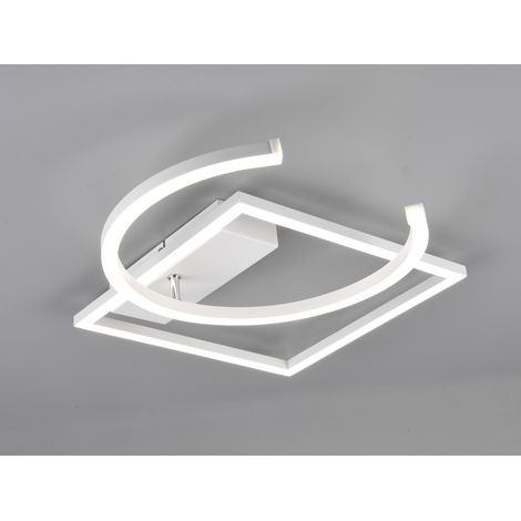 LED Deckenleuchte PIVOT Weiß - dimmbar, Breite 42cm (1/5)