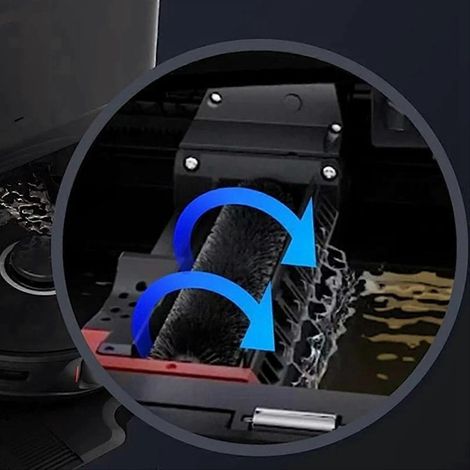 Para Roborock S7 Pro Ultra / S7 Maxv Ultra / O35 / G10S Cepillo giratorio de limpieza de alta velocidad Filtro de tanque ()