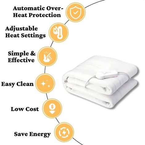 Single Sized Washable Electric Blanket Single Electric Blanket Single Electric Blanket