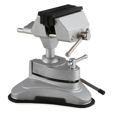 Eberth – Étau ventouse rotule 360° pour perceuse à colonne – Largeur mâchoire 75mm – Base robuste pour fixation sécurisée – Ajustement facile