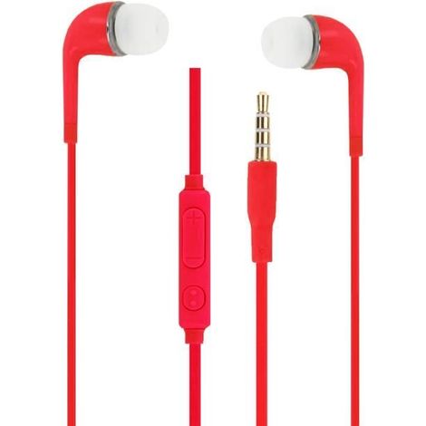Cuffie - TCL - 20L - Alta Qualità Audio - Controllo del Volume - Microfono - Rosso